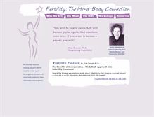 Tablet Screenshot of infertilitymindbody.com